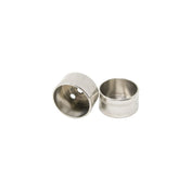 Rörhållare / Sidfästen 25mm Nickel 2-Pack