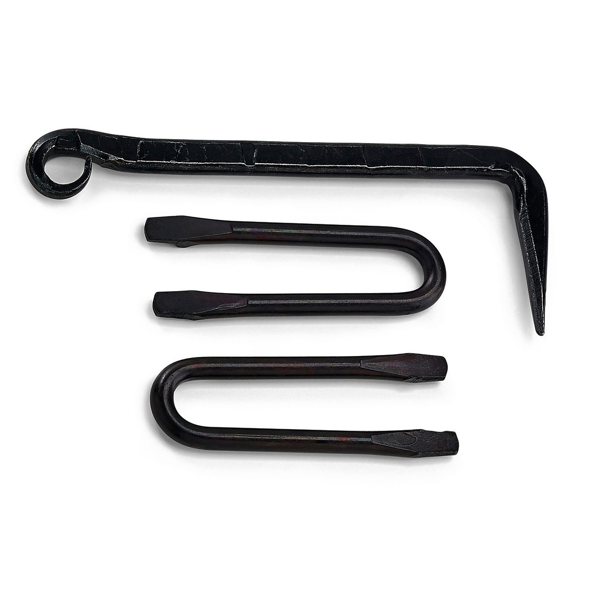Throw Hook Wrought Iron Black 100-150MM