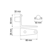 Door Holder/Door Stop Stainless steel