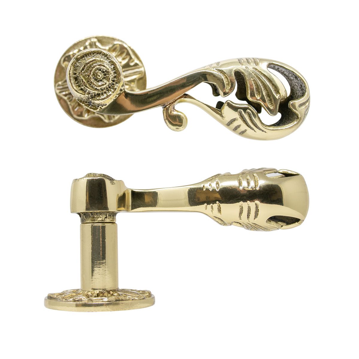 Door Handle A 472 Brass