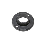 Rörhållare Sidfäste 25mm Svart Aluminium