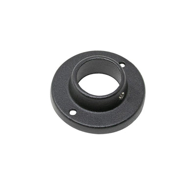 Rørholder Sidefeste 25mm Svart Aluminium