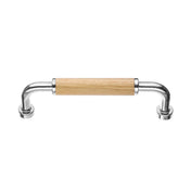 Håndtag Skeppshult 96-128 C/C Krom/Eg