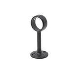 Rörhållare Mittfäste 25mm Svart Aluminium