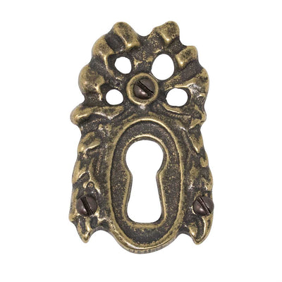 NØGLESKILT ANTIK MESSING