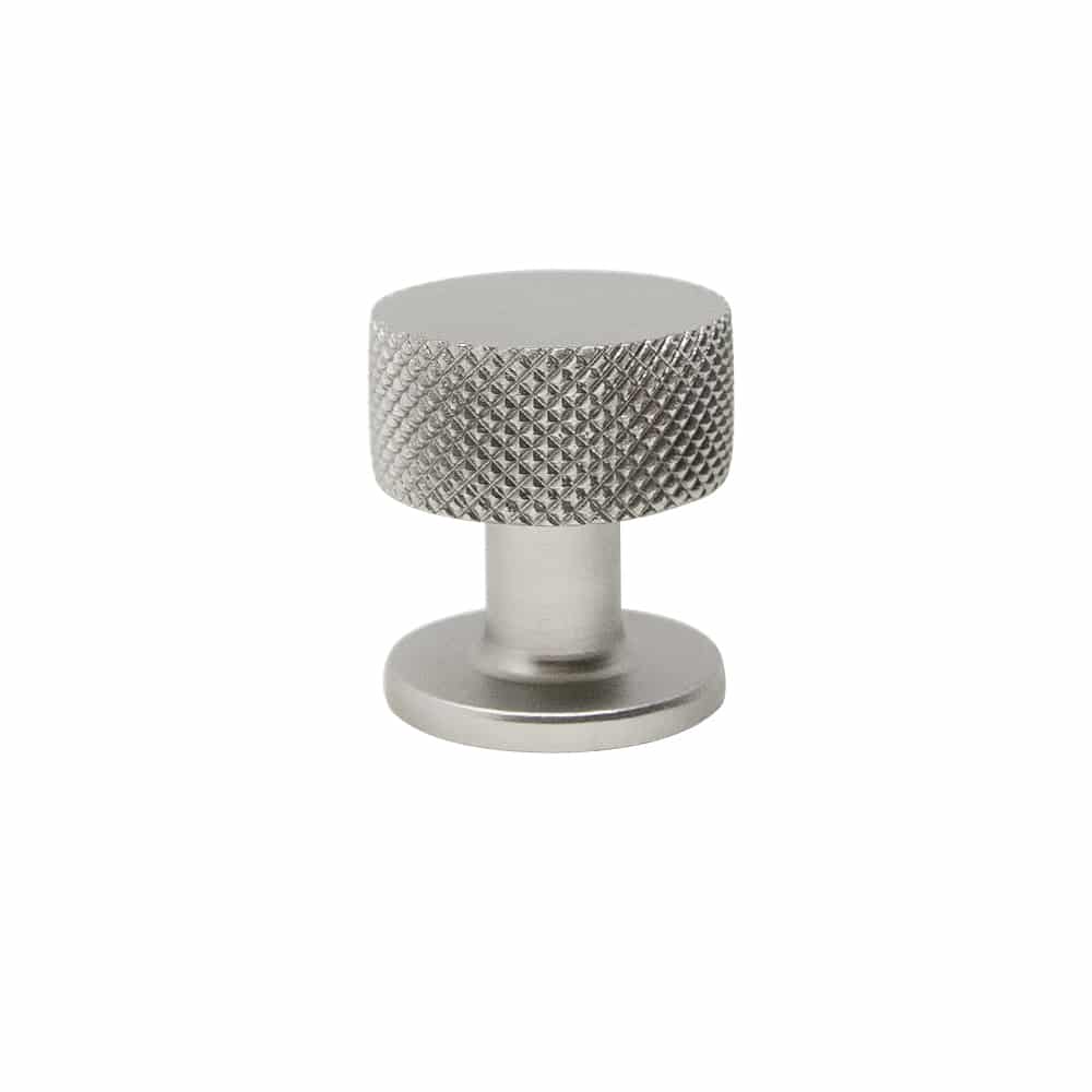 Knob Crown 26-32mm Satin Nickel