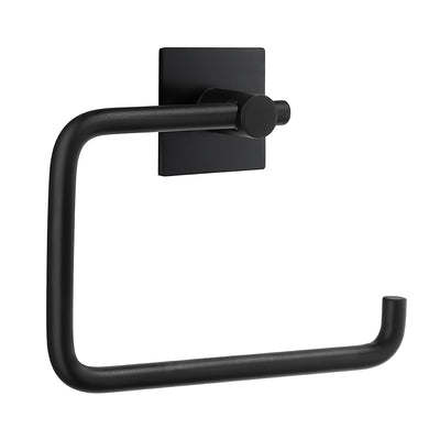 Self-Adhesive Toilet roll holder Black