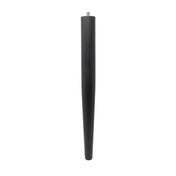 Møbelben 380mm Svart