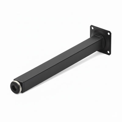 Adjustable Table Leg 700-900mm Black