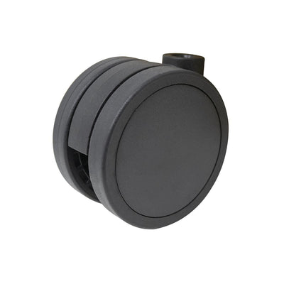 Dubbelhjul 65 mm 50 KG Svart