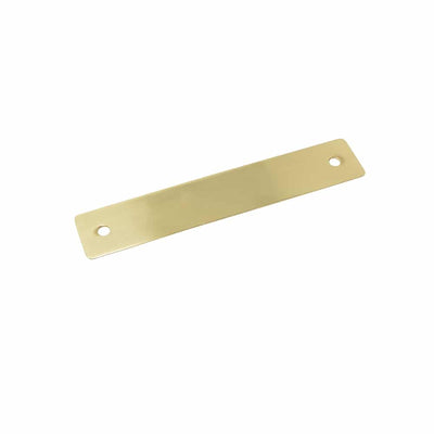 Cover Plate 96-128mm C/C Brass