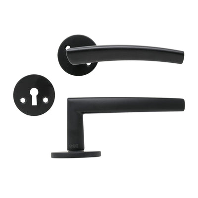 Door Handle Black Complete