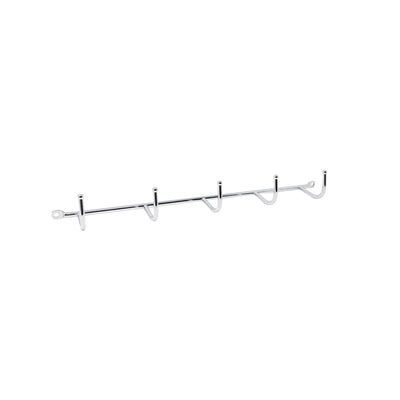Anchor Hook Rail 5-hook Chrome