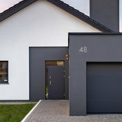 House Number 230mm Stainless steel