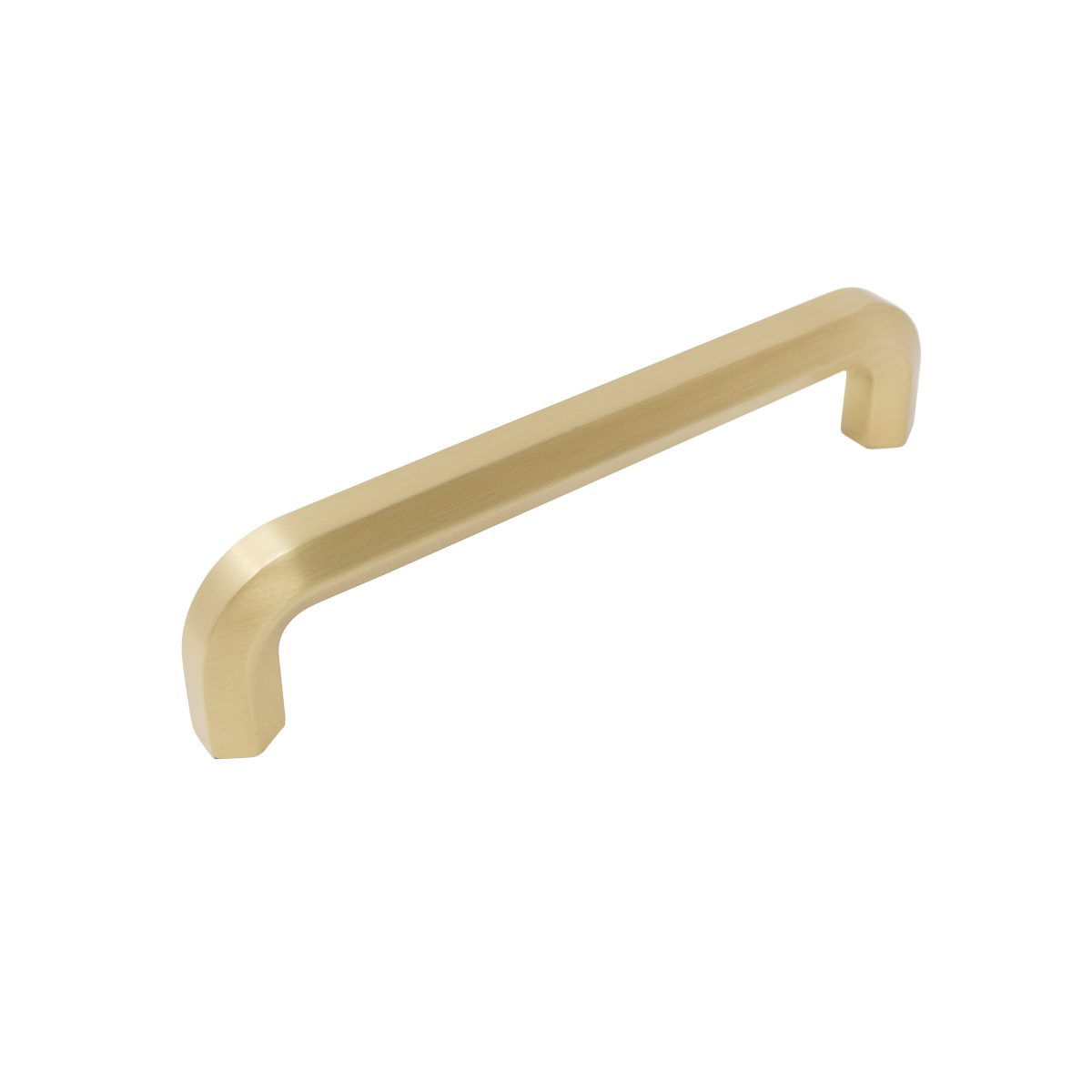 Handle Hex 128-160 C/C Satin brass