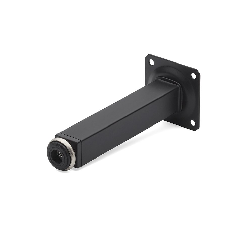 Adjustable Furniture Leg Angular 100-200mm Black