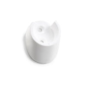 Rörhållare Vit Plast 25mm 2-Pack