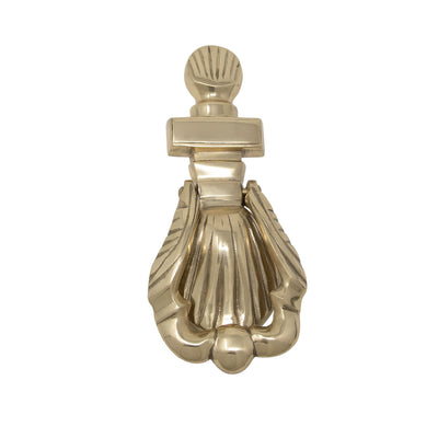 Shell Door Knocker 175mm Brass