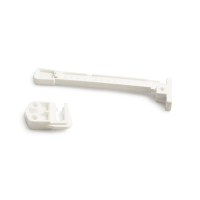 Ventilation Stay Inward-Opening White Plastic