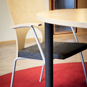 Adjustable Table Leg 870mm Matt Black