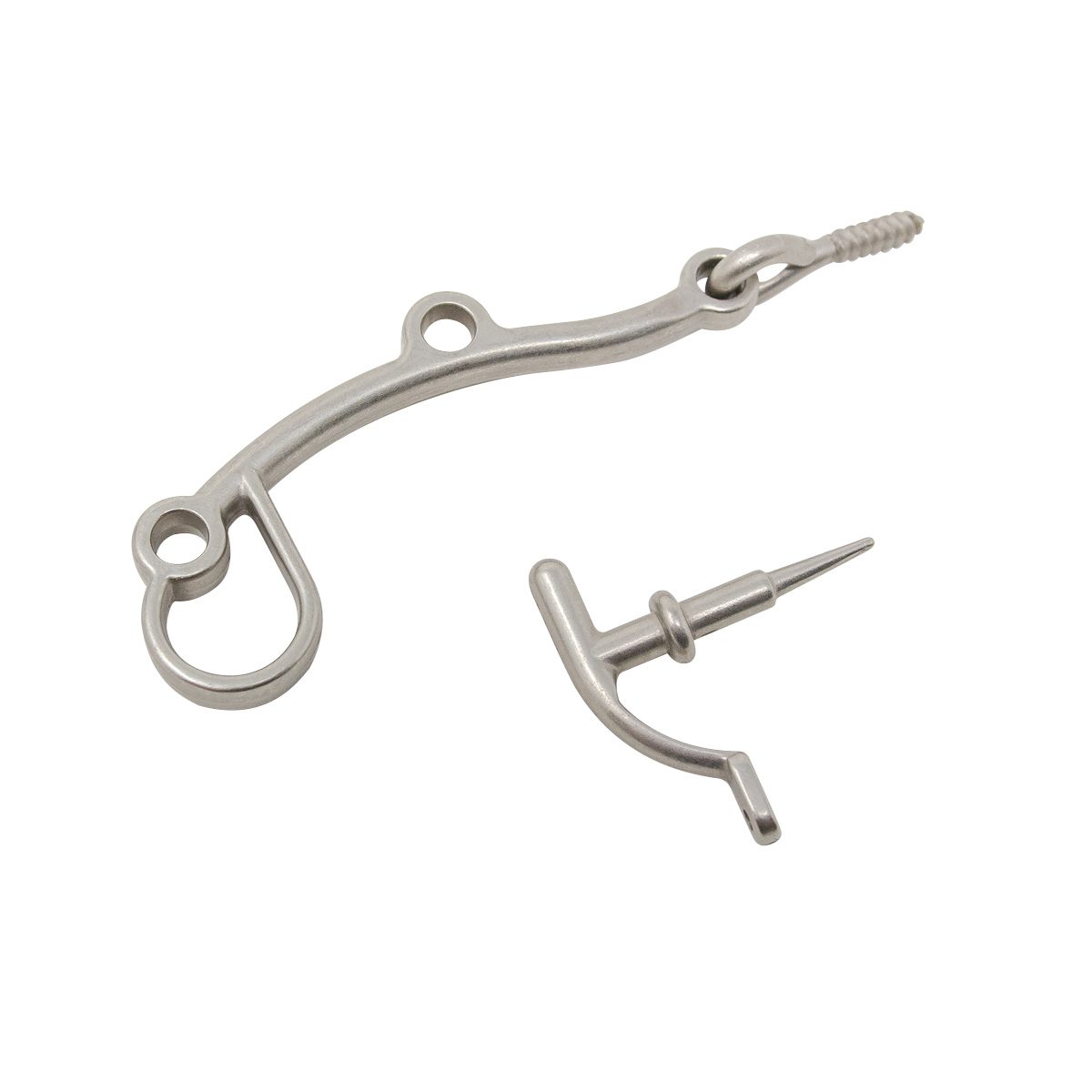 Cabin Hook Traditional Satin Nickel/Stainless steel look