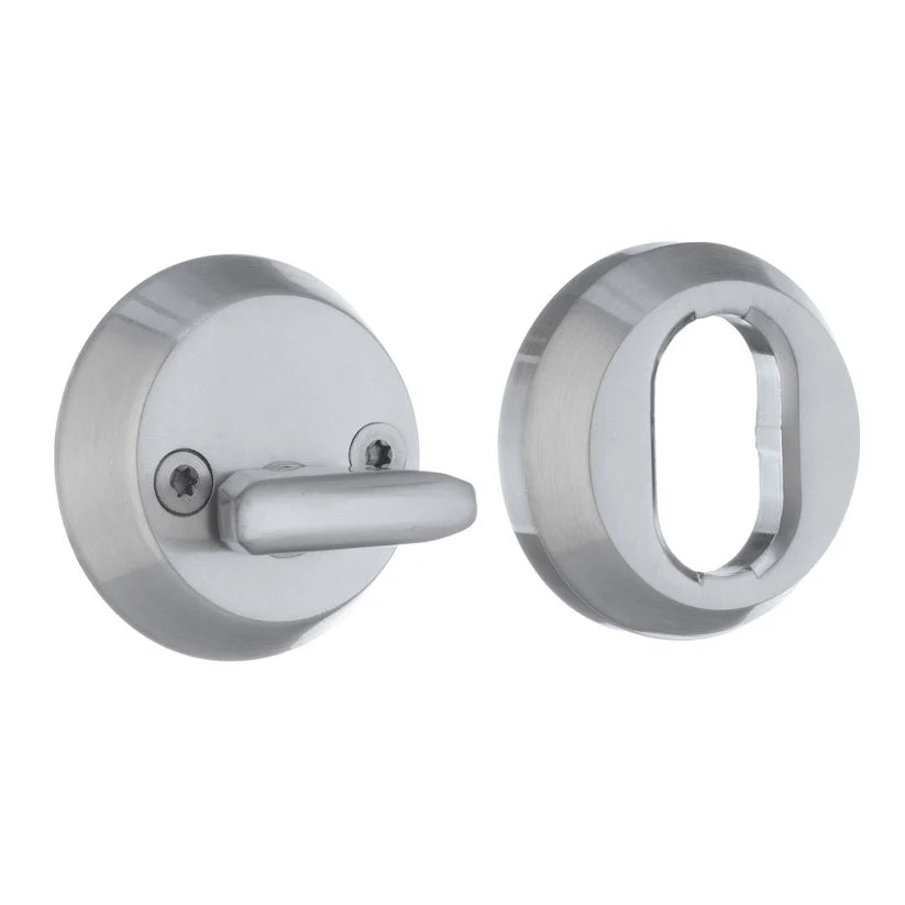 Cylindervred och universalring Borstad Krom