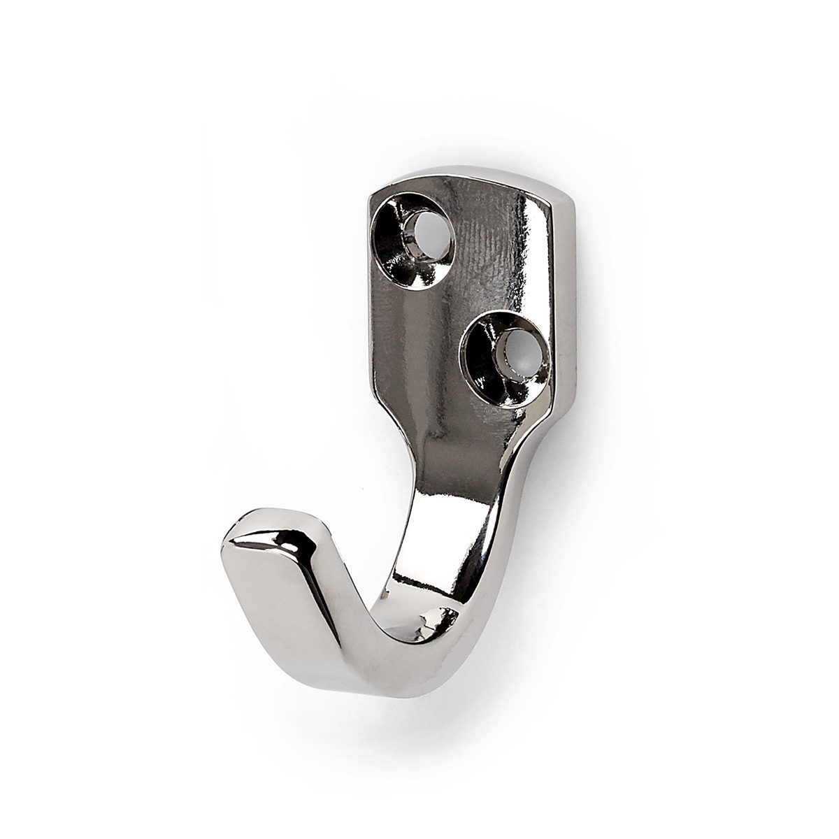 Single Hook Nickel 2-Pack