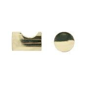 Knop 14mm messing