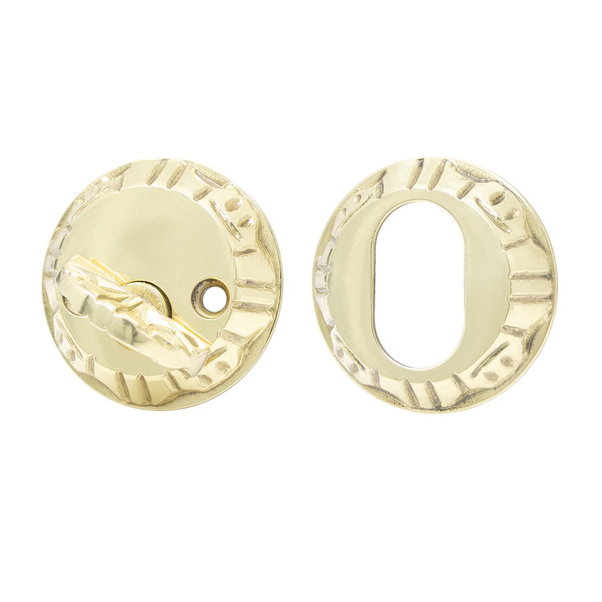Cylinder Thumbturn Set 1472-73 Brass