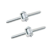 Pin hinge Zinc 8mm 2-Pack