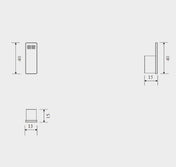 Reframe Enkelkrok Mattkrom 2-Pack