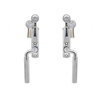 Lockable Espagnolette Handle Prästö Chrome