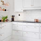 Knopp OVAL Kobberfinish