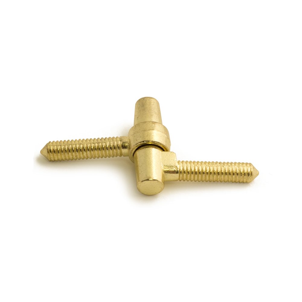 Pin hinge 5,5 mm Brass-plated