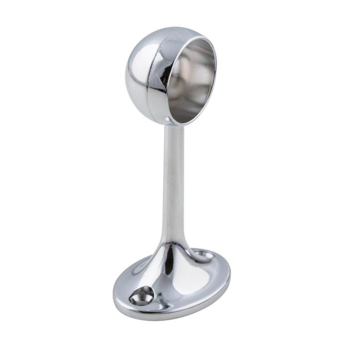 Tube Bracket End Bracket Chrome 25 mm