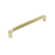 Handle Hex 128-160 C/C Satin brass