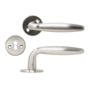 Door Handle LONDON Stainless steel LOOK