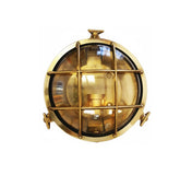 Gallerlampa Rund Mässing 215 MM