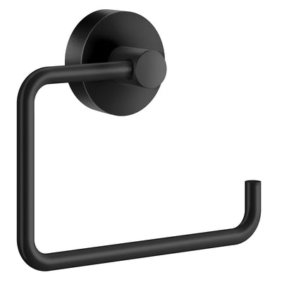 HOME Toilet roll holder Black