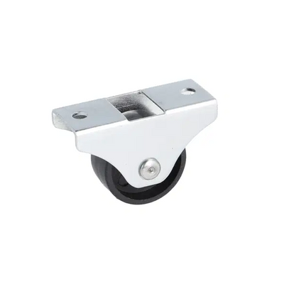 Möbelhjul 15-25mm Zink/Svart Plast