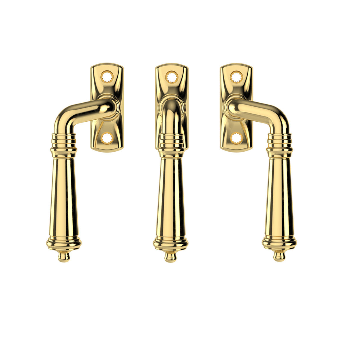Espagnolette Handle Ingarö Brass-Plated