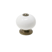 Knopp Per-Axel 40mm Porslin/Antik