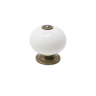 Knopp Per-Axel 40mm Porslin/Antik