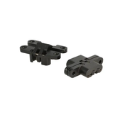 Concealed barrel hinge 44-70mm Matt Black
