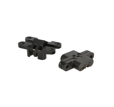 Lamellhængsel 44-70 mm Mat Sort