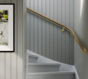 Handrail Bracket 87 Brass-plated