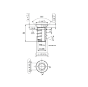 Screw Sleeve/Furniture Sleeve Zinc-Plated M6-M10