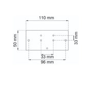 Hinge Reinforcement for Concealed Hinge - Carcass