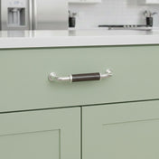 Handle 482 87 c/c Nickel/Black