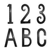 House Number 150mm Antique Black